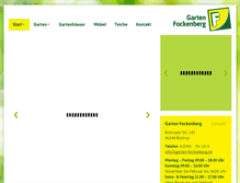 Tablet Screenshot of garten-fockenberg.de